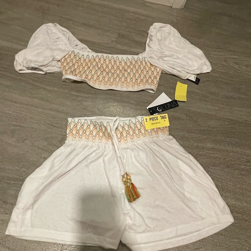 NWT Soluna Cover Up Set sz M